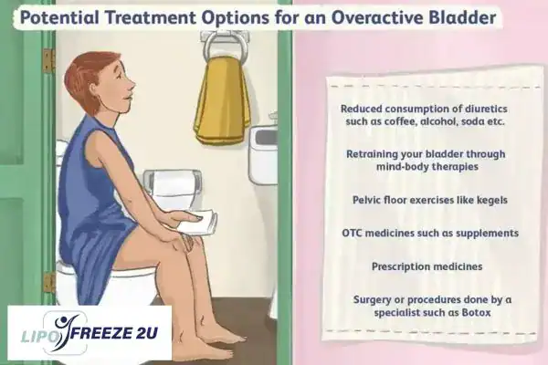 image of woman on toilet because of an overactive bladder Willenhall