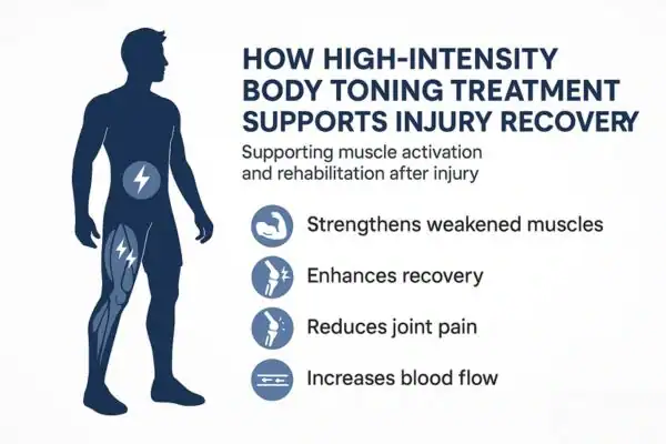 Body toning treatment Willenhall to assist in injury repair.