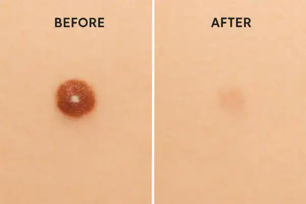 Before and after results of Dermatofibroma Removal Treatment Willenhall