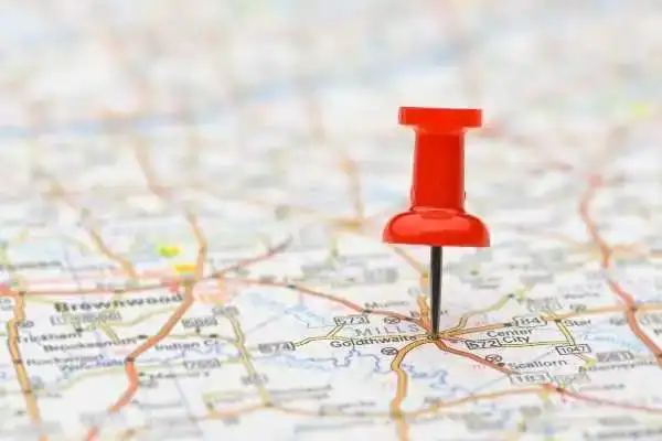 Image of locations Willenhall pin in a map Lipo Freeze 2U.