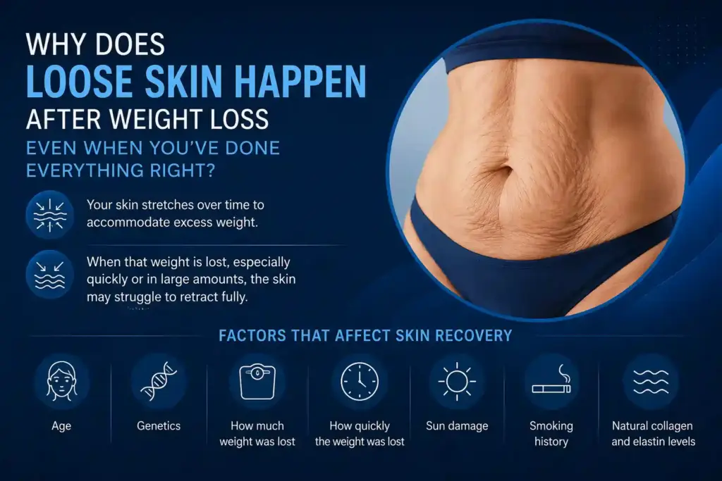 Why Does Loose Skin Happen After Weight Loss Even When You’ve Done Everything Right Willenhall?